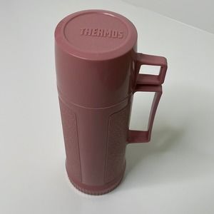 THERMOS Vintage Beverage Holder Mauve Blush Pink One Size